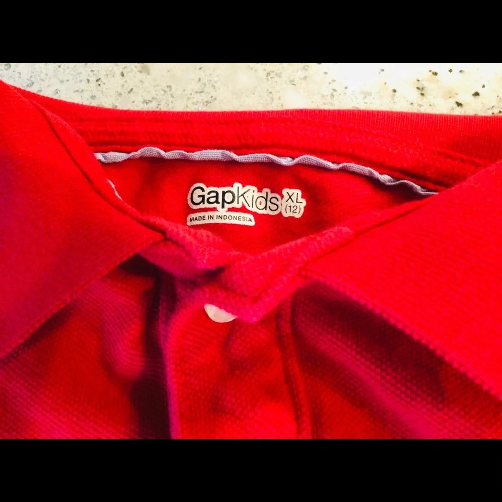 Gap Kids uniform long-sleeve polo shirt - Picture 4 of 4